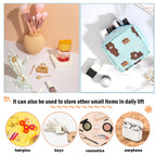 APLZGMG 4Pcs Sanitary Pad Holder, Portable Sanitary Napkin Storage Bag Reusable Period Pad Pouch with Zipper First Period Kit fo