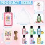 Frienda 24 Sets Bible Verse Hand Sanitizer Bulk Gift Set Christian Mini Travel Size Hand Sanitizers Small Religious Church Favor