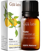 Gya Labs Yuzu Essential Oil for Diffuser - Yuzu Oil Essential Oil for Skin - Yuzu Oil for Hair Aromatherapy Candles Making Bath 