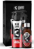 Beardo Godfather Combo Beard Oil And Beard Wash For Men | Nourishment Cleanses | Purifying & Hydrating Skin Cleaner With Avocado
