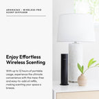 Aroma360 - Wireless Pro Essential Oil Diffuser - 600 sq ft Coverage - Cordless & Portable with Remote - Aromatherapy Scent Diffu