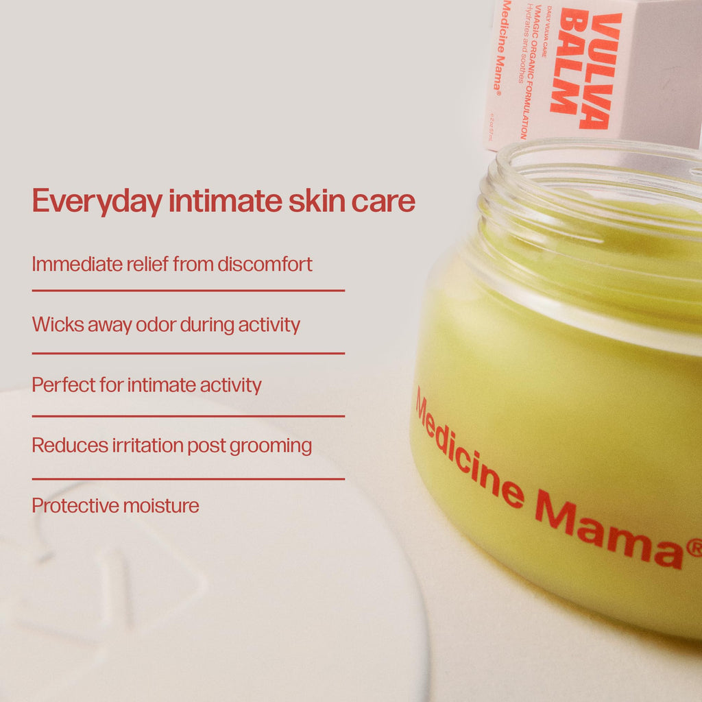 VMAGIC by Medicine Mama Organic Vulva Balm - Intimate Skin Care, Menopause Support - Relieves Feminine Dryness, Itching & Irrita