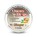 Three Lollies Queasy Pops All Natural Ginger, 21 Lozenges