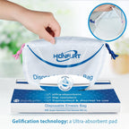 Hionfurt Absorbent Vomit Bag Disposable,26Pcs Emesis Bags-Turns Vomit into Gel,Leak Resistant Barf Bag,900ml Portable Nausea Bag