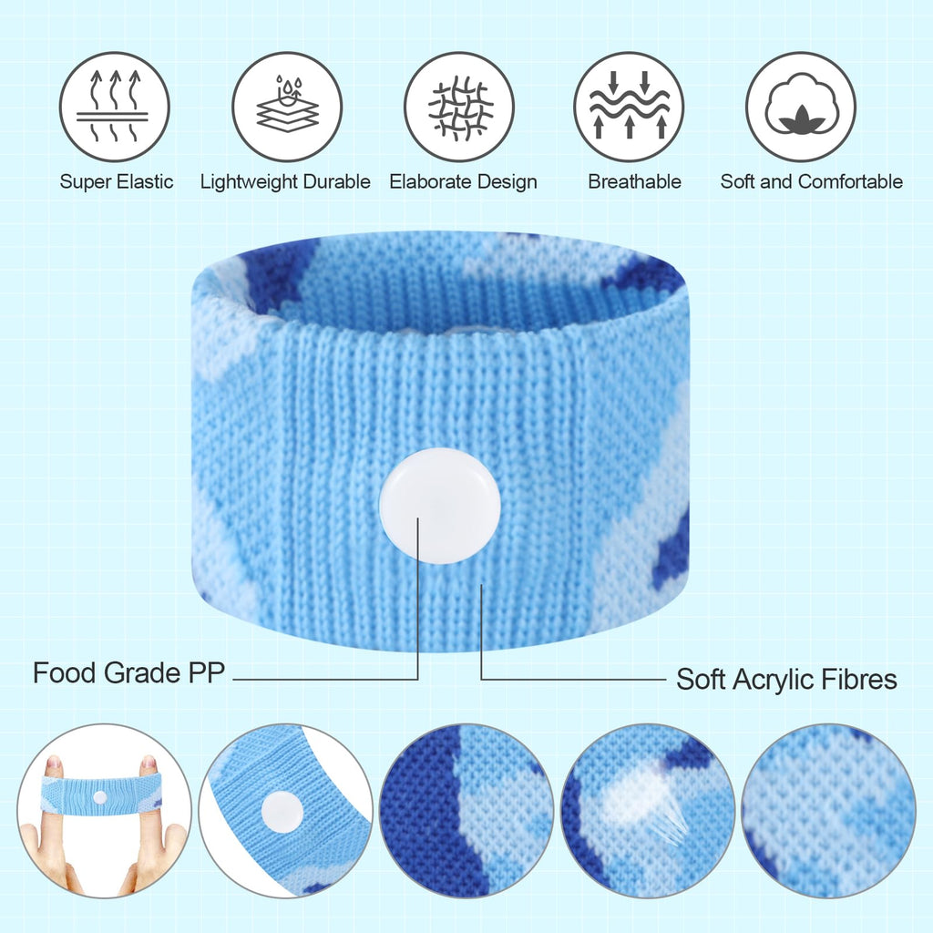 SZSTYYP Motion Sickness Bands for Kids Cruise Travel Essentials Anti-Nausea Acupressure Wristband for Morning Car Sea Sickness W