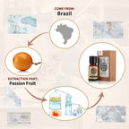 AKARZ Passion Fruit Essential Oil Natural Organic Pure Passion Fruit Oil for Skin Body Hair Care, Candle,Soap,Making, DIY,Massag