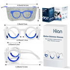 Motion Sickness Glasses, Car Sickness Glasses,Relieve Carsickness Airsickness Seasickness Glasses,Anti Nausea Vertigo Glasses, N