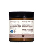 Banyan Botanicals Breast Care Balm - Organic Herbal Salve with Tulsi & Palmarosa - for Lymph Massage & Breast Health - Promotes