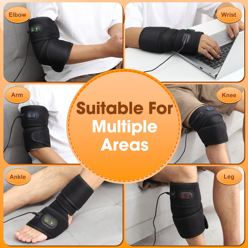 Heating Pad for Arm Wrist Elbow Knee Ankle Leg,Wrist Heating pad with 4 Heat Settings and 3 Timer Modes,Wrap Around Heating Pad