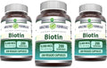 Amazing Formulas Biotin 10000mcg 200 Veggie Capsules Supplement | Non GMO | Gluten Free | Made in USA | Suitable for Vegetarians