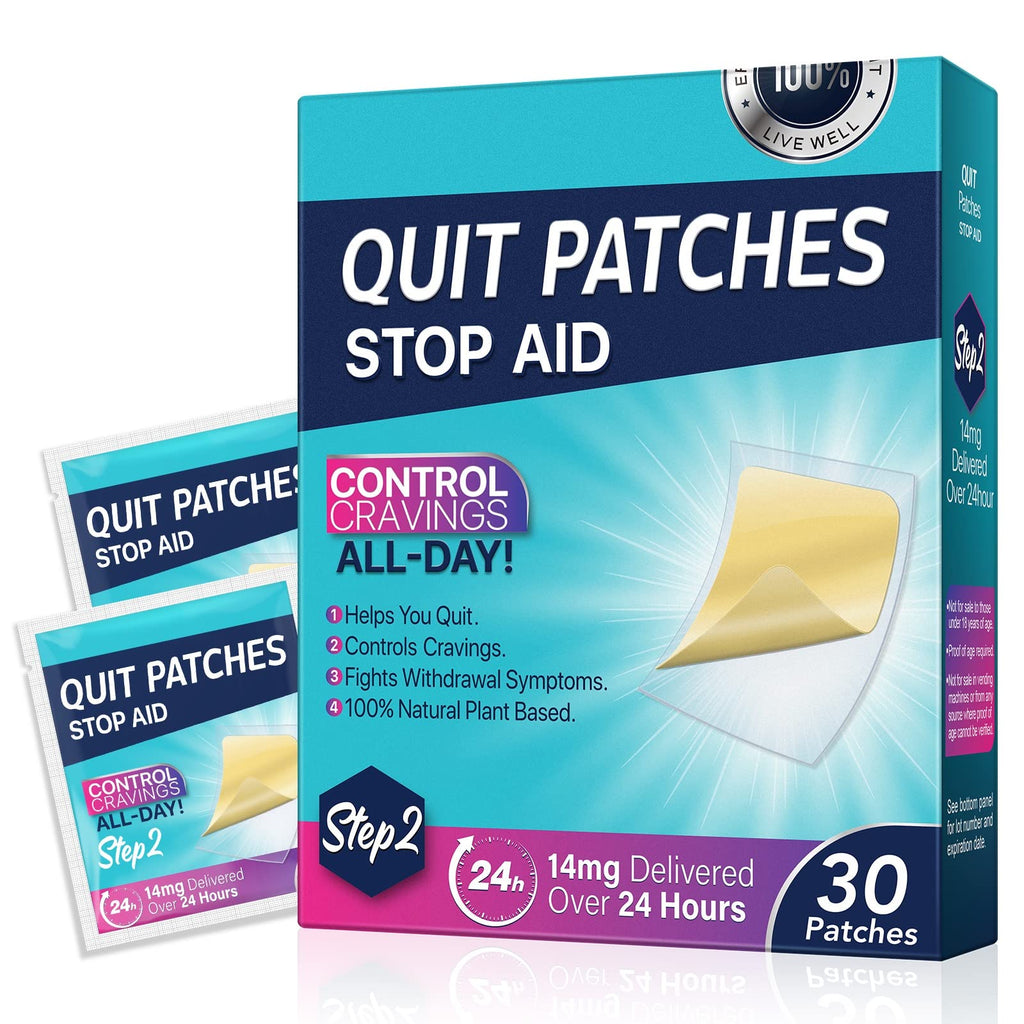 XWXUANYE 14 mg Step 2 Patches, Stop Patch, Aid, Easy and Effective Anti-Stickers, Best Product to Help Stop, Transdermal System 
