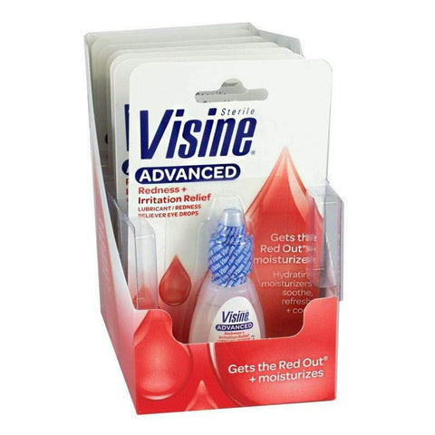 Visine Red Eye Hydrating Comfort Redness Relief and Lubricant Eye Drops to Help Moisturize and Relieve Red Eyes Due to Minor Eye