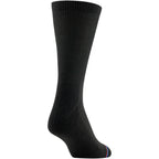 MediPeds womens Peds Crew With Non-binding Top Cushion 4 Pairs diabetic socks and shoe insoles, Black, Men s 9-12 Women 10-13 US