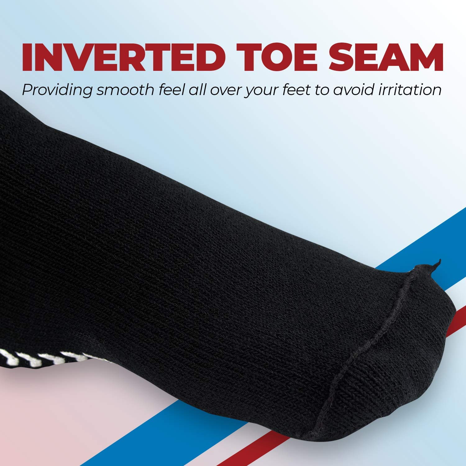 Extra Wide Socks For Swollen Feet, Wide Calf Socks, Diabetic Socks for Women, Hospital Socks for Men With Grips, Lymphedema Sock