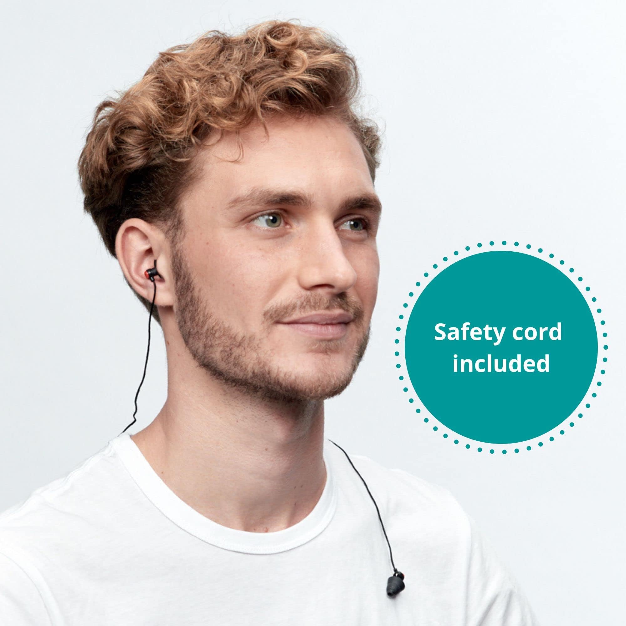 Alpine WorkSafe Construction Earplugs for Adult - Reusable Ear Protection for Work & DIY - Comfortable Hypoallergenic Filter for