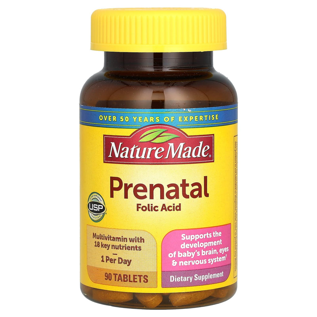 Nature Made Multi Prenatal Tabs, 90 ct (Packaging may vary)