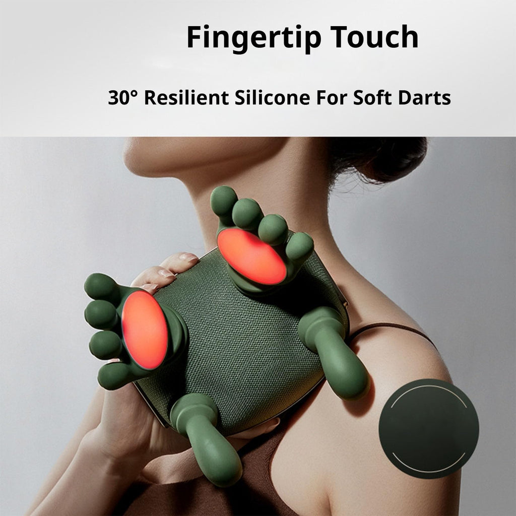 Real Touch Heat Massager, Relaxation Neck Massager,N7 Master Hand Shoulder and Neck Massager Cervical Massager,Electric Masajead