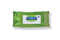 FitRight Aloe Personal Cleansing Cloth Wipes, Scented, 8 x 10 inch Adult Large Incontinence Wipes, 68 count, pack of 12