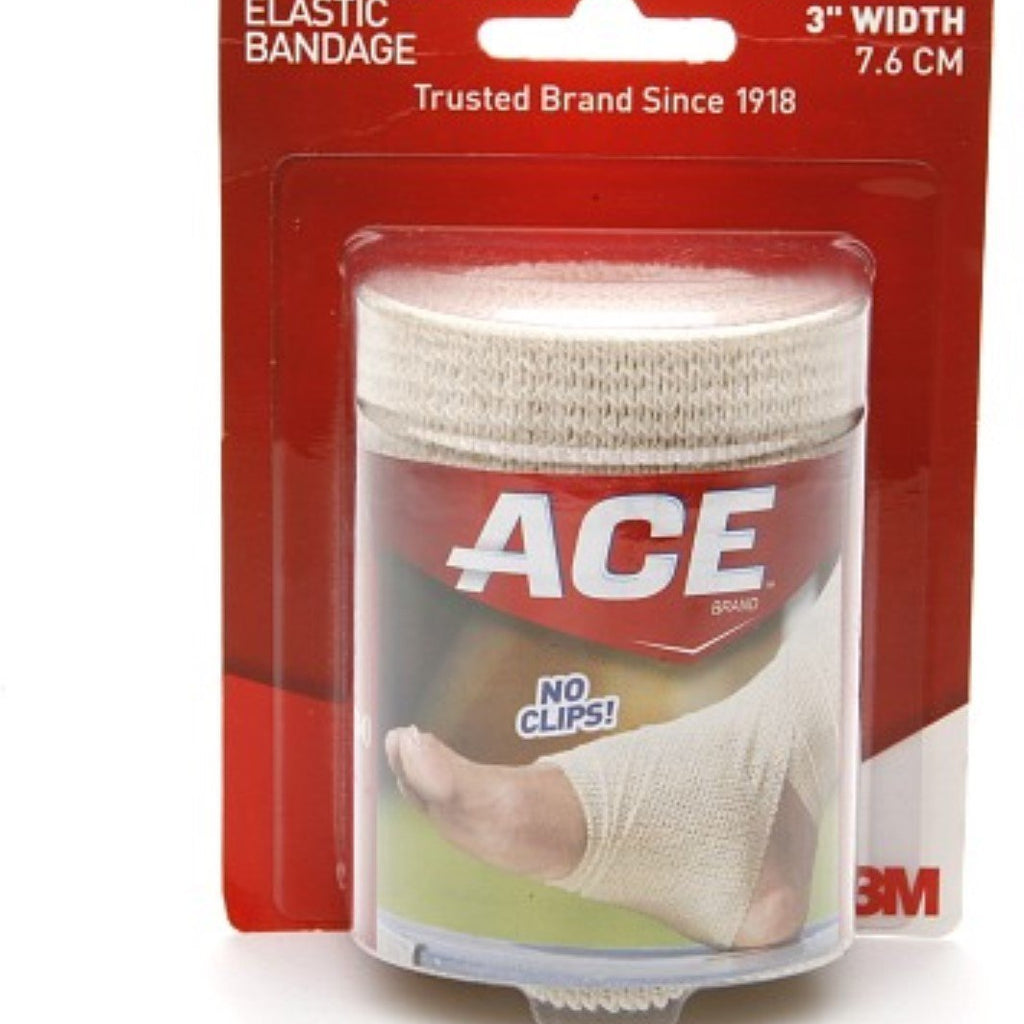 Ace Adhesive Elastic Bandage 3 Inch - Medistoreweb