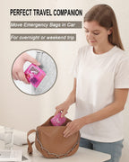 4PS Travel Pill Organizer with 164 Slice Labels