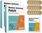 40 Counts Motion Sickness Patches for Car and Boat Rides, Cruise and Airplane Trips - Relieve Dizziness&Vomiting from Seasicknes