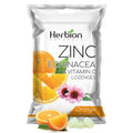Herbion Naturals Zinc, Echinacea & Vitamin C Lozenges with Natural Orange Flavor - 25 CT - Dietary Supplement - Supports Immune 