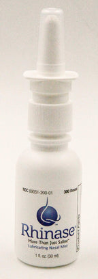 Rhinase Allergy Relief Saline Nasal Spray - Steroid Free, Dual Wetting Agent & Salt Formulation, 300 Sprays for Dry Nose, Allerg