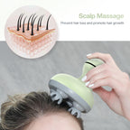 COMFIER Scalp Massager, Electric Head Scratcher, Portable Head Massager for Hair Growth with 84 Silicone Massage Nodes, Dog&Cat