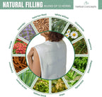 Back Wrap Hot/Cold Aromatherapy Vest Shaped for Stress & Pain Relief