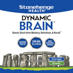 Stonehenge Health Dynamic Brain - Memory, Focus, Clarity & Mental Energy Dietary Supplement (60 Capsules)