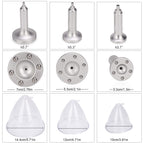 Vacuum Therapy Cupping Machine with 30 Cups and 3 Metal Gua Sha Handles for Salon SPA, Body, Back, Face Massage Care