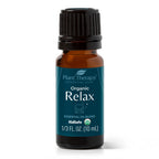 Plant Therapy Organic Relax Essential Oil Blend 100% Pure, Undiluted, Natural Aromatherapy, Therapeutic Grade 10 mL (1/3 oz)