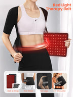 Red Light Therapy for Body and Face, 2 in 1 Removable Red Light Panel Red Infrared Light Therapy Lamp with Stand 660nm & 850nm R