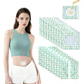Castor Oil Patches for Belly Button, Castor Oil Pack Wrap Organic Cotton Disposable Pads, 40PCS Extra Large Leak-Proof & Self-Ad