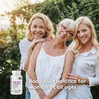 Youth & Tonic Water Retention Pills for Women and Hormone Balance Capsules for Swelling & Loss of Water and to Maintain Healthy