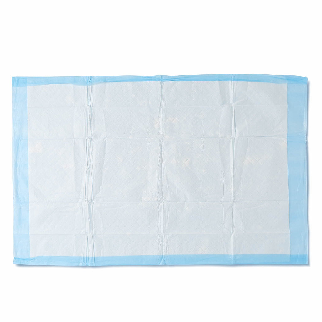 Medline Light Absorbency 23 x 36 Quilted Fluff Disposable Underpads, 150 Per Case, Great for Protecting Beds, Furniture, Surface