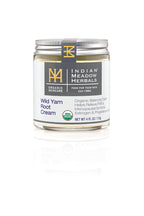 Indian Meadow Herbals Wild Yam Root Cream (4oz) - Organic Balancing Cream for PMS & Menopause Relief - Estrogen & Progesterone-F
