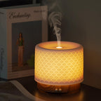 Essential Oil Diffuser, Aesthetic Ceramic Diffusers for Essential Oils,Ultrasonic 280ml Aroma Fragrance Diffuser with Cool Mist 