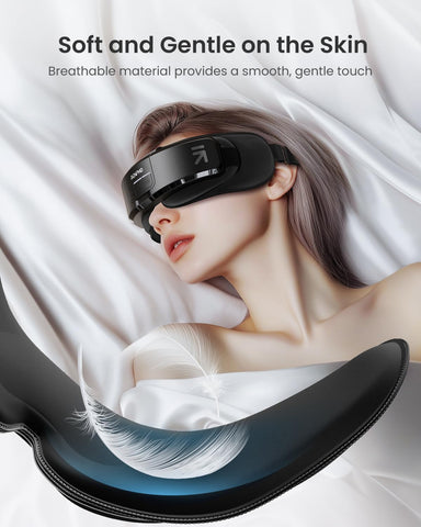 RENPHO Head Eye Massager, Valentine's Day Birthday Gifts for Women Men, Eyeris Eye Massager for Migraine, Facial Massager with H