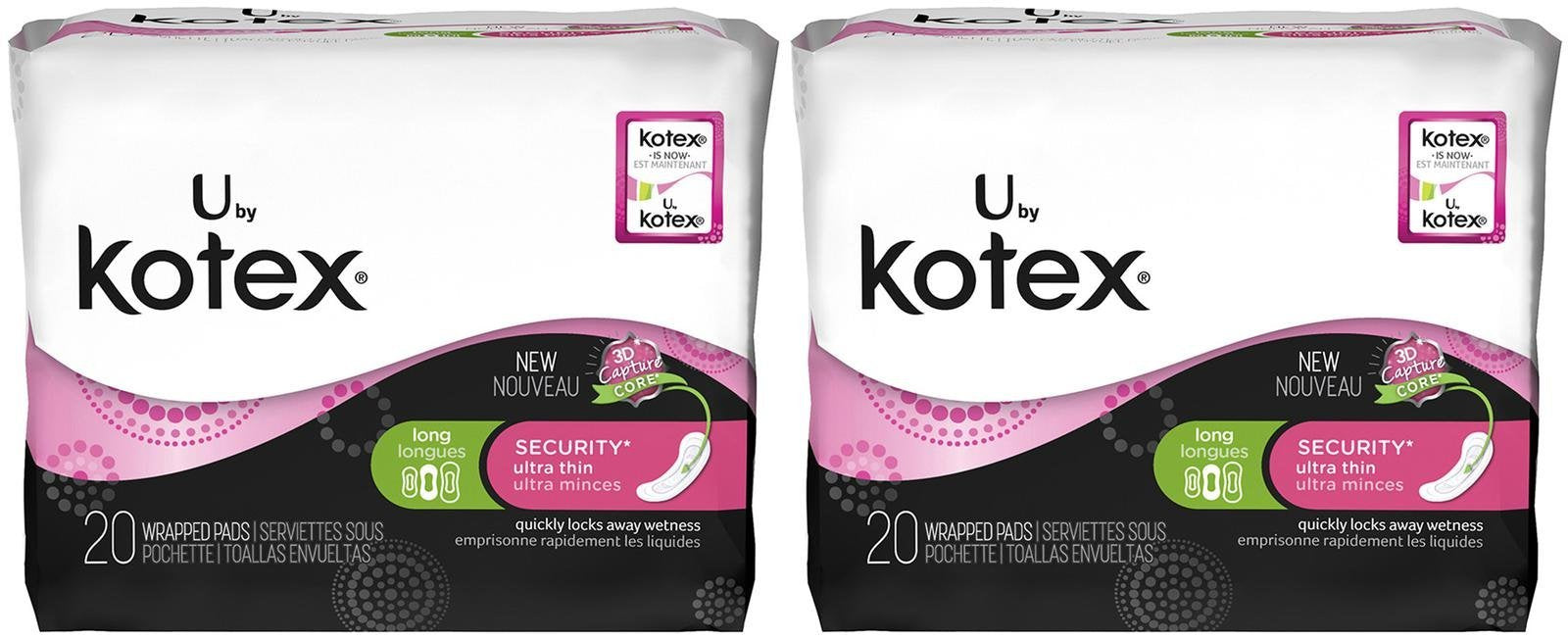 b'Kotex Ultra Thin Long Maxi Pads'