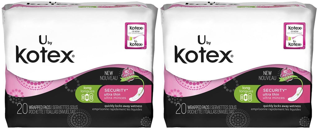 b'Kotex Ultra Thin Long Maxi Pads'