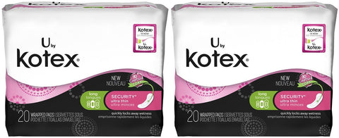 b'Kotex Ultra Thin Long Maxi Pads'