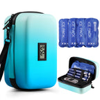 HLANBABYAMZ Insulin Cooler Travel Case TSA Approved, Refrigerated Medicine Travel Case with Temperature Display, Diabetes Travel