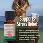 Natures Answer Eucalyptus Essential Oil, USDA Organic, 100% Pure | Natural Aromatherapy Oil for Diffuser/Humidifier, Steam Disti