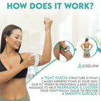 3-in-1 Fascia Roller Kit, Helps Reduce The Appearance of Cellulite, Helps Increase Circulation & Firms Skin, Fascia Massagers fo