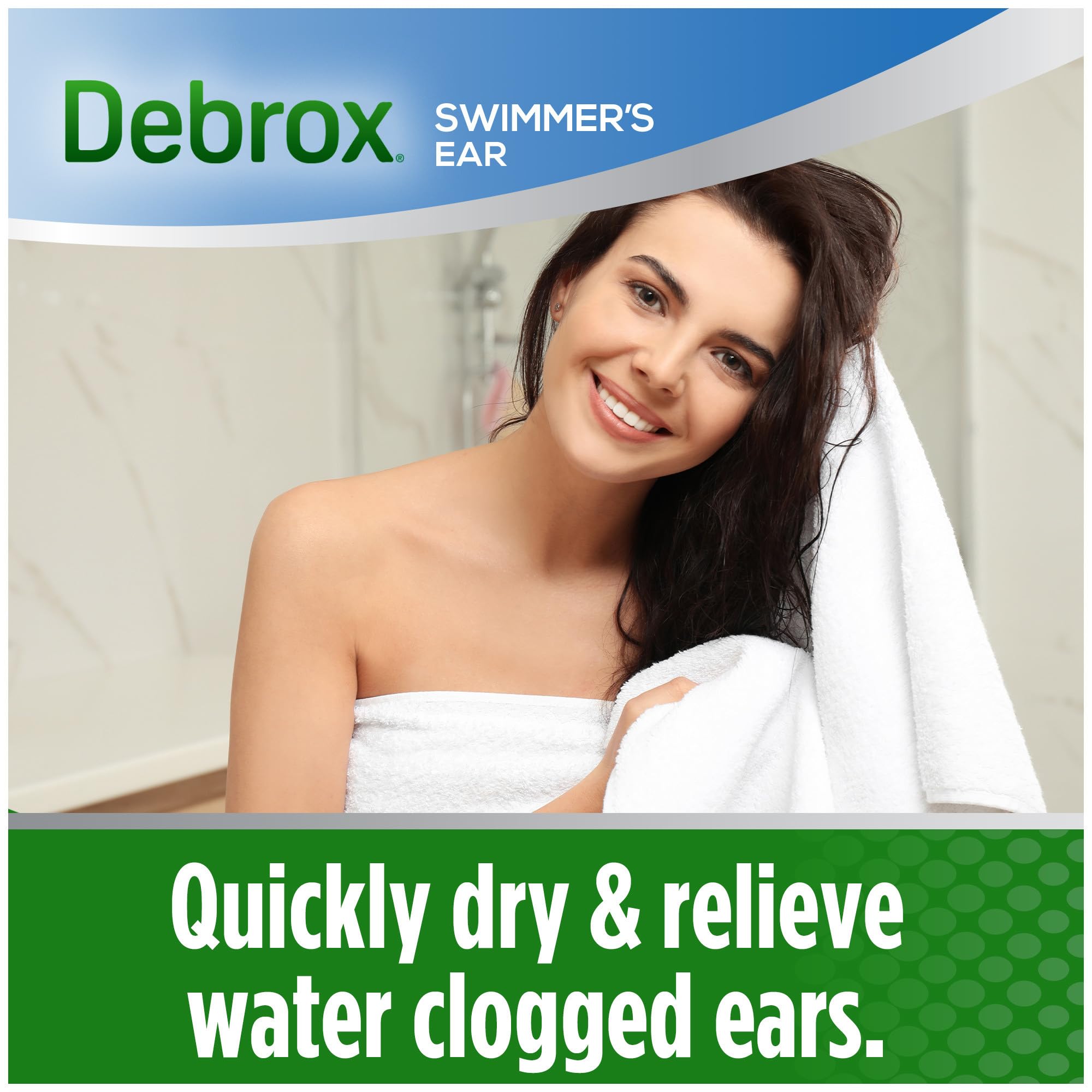 Debrox Swimmers Ear Drops, Ear Drying Drops for Adults and Kids, 1 Fl Oz
