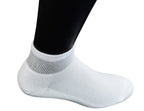 Yomandamor Men's 5 Pairs Low Cut Diabetic Socks with Cushion Sole and Seamless Toe