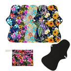 6pcs Resuable Incontinence Pads Resuable Waterproof Resuable Menstrual Pad Sets Including 5Pcs Heavy Flow Menstrual Pads Mama Cl