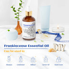 HIQILI 30ML Frankincense Essential Oil, Relaxing, Skin Care, Camp Atmosphere Creation, Can be Added to Body Lotions, Creams, Aro