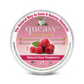 Three Lollies Queasy Drops Sugar Free - Natural Sour Raspberry Flavor - Ease Chemotherapy Nausea & Travel Sickness, Alleviates a